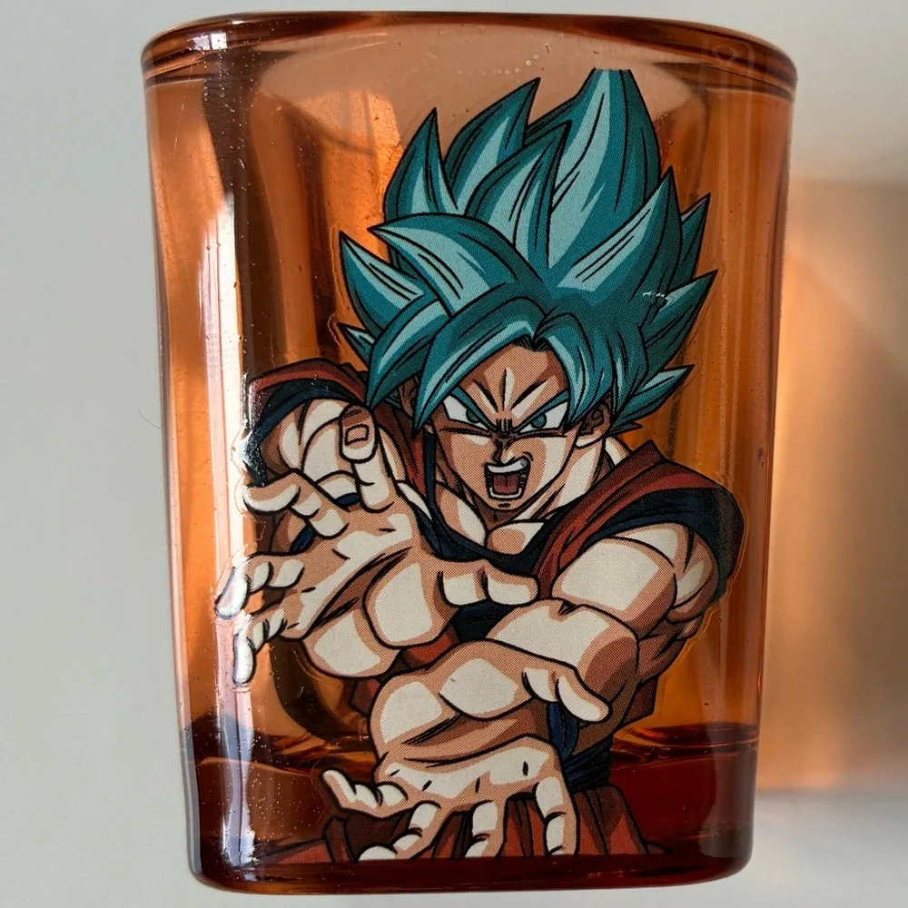 Orange Super Goku Dragon Ball Z Square Shot Glass - 2 oz.